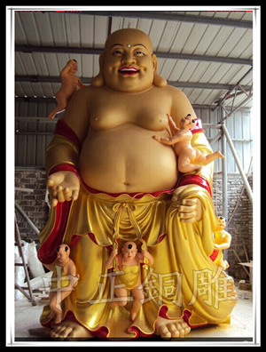 大(dà)型彌勒佛銅像