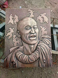 鍛銅人物(wù)雕塑