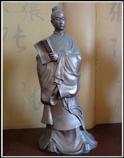 張良古代人物(wù)雕塑|張良雕塑