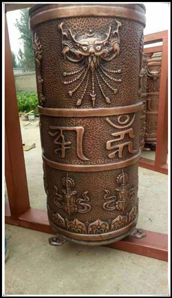 轉經筒雕塑|加工(gōng)轉經筒雕塑