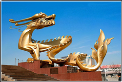 大(dà)型廣場龍雕塑