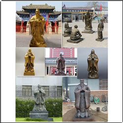 室外(wài)各種孔子像鑄造