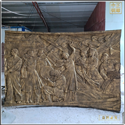 定制鍛銅人物(wù)浮雕