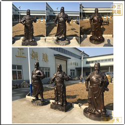 鑄造大(dà)型站像銅關公