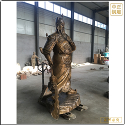 大(dà)型鑄銅關公擺件