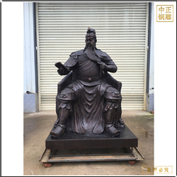 大(dà)型銅關公鑄造廠