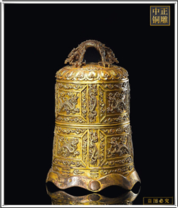 小(xiǎo)金銅鍾鑄造