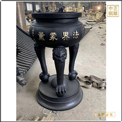大(dà)型鑄銅香爐鑄造廠