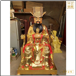 玉皇大(dà)帝銅雕塑