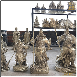 大(dà)型鑄銅關公立像廠