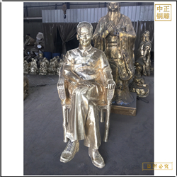 坐像人物(wù)銅雕塑鑄造