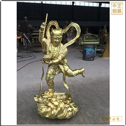 室外(wài)貼金銅像擺件