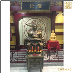 神農大(dà)帝銅像定制