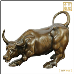 大(dà)型華爾街銅牛圖片