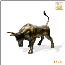 小(xiǎo)型青銅牛桌擺