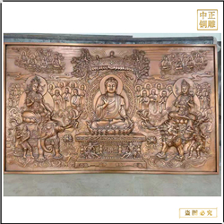 寺廟銅浮雕壁畫牆