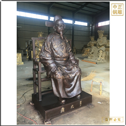 鑄造坐像蕭大(dà)亨雕塑
