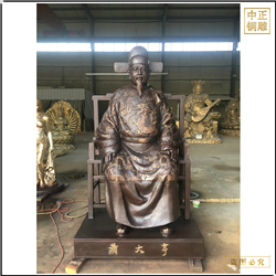 純銅蕭大(dà)亨像鑄造