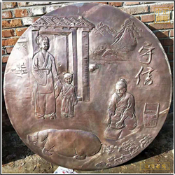 景觀人物(wù)銅浮雕