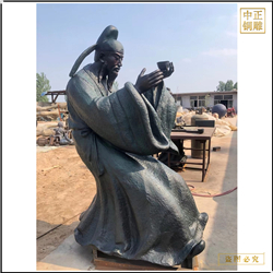 古代酒仙人物(wù)雕塑