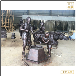 喝(hē)水人物(wù)銅雕塑加工(gōng)