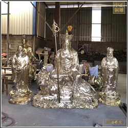 貼金地藏王銅佛像加工(gōng)