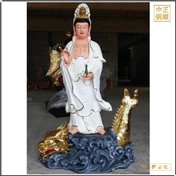 室内大(dà)型觀音菩薩雕塑佛像