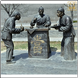 古代典當人物(wù)雕塑鑄造