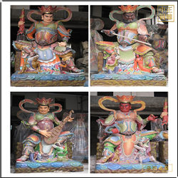 鑄銅四大(dà)天王銅雕像