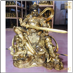 鑄銅四大(dà)天王佛像雕塑