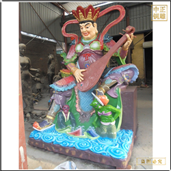 寺廟純銅四大(dà)護法像