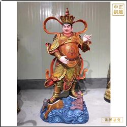 彩繪坐像四大(dà)天王佛像制作