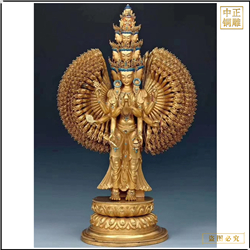 千手觀音菩薩銅像加工(gōng)