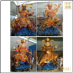 銅雕四大(dà)天王佛像定制