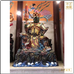 黑臉四大(dà)天王佛像鑄造