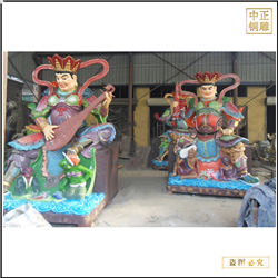 銅雕四大(dà)天王佛像鑄造價錢