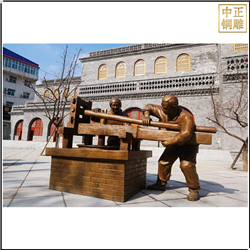陝西民俗人物(wù)雕塑