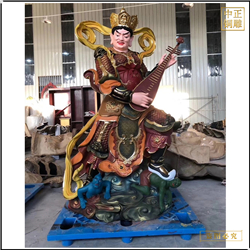 1米3站四大(dà)天王銅佛像鑄造