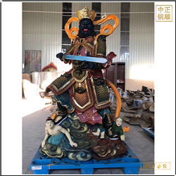 大(dà)型純銅四大(dà)天王銅佛像