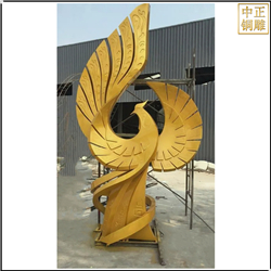 大(dà)型廣場鳳凰雕塑鑄造