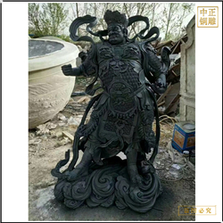 彩繪大(dà)型四大(dà)天王銅佛像