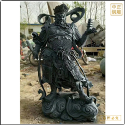 大(dà)型四大(dà)天王銅像制作