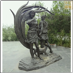 廣場曆史人物(wù)雕塑