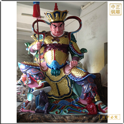 6米大(dà)型四大(dà)天王佛像鑄造