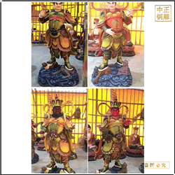大(dà)型鑄銅四大(dà)天王銅佛像