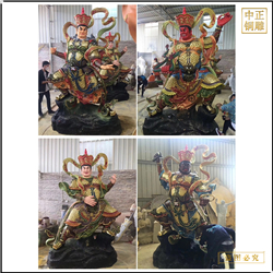 大(dà)型鑄銅四大(dà)天王佛像價格