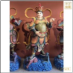 定制6米四大(dà)天王佛像擺件