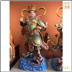 寺廟四大(dà)天王銅佛像定制