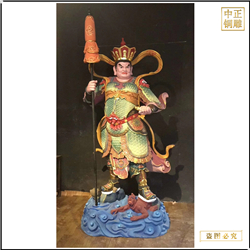 純銅四大(dà)天王佛像定制