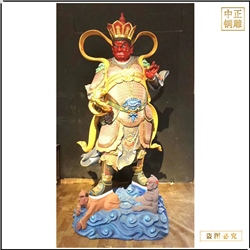 訂制寺廟四大(dà)天王雕像